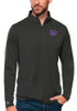 Mens K-State Wildcats Grey Antigua Tribute 1/4 Zip Pullover