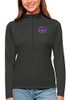 Womens K-State Wildcats Grey Antigua Tribute 1/4 Zip Pullover