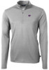 Mens K-State Wildcats Grey Cutter and Buck Virtue Eco Pique 1/4 Zip Pullover