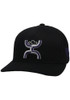 K-State Wildcats Hooey Hooey Man Meshback Flex Hat - Black