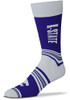 Go Team K-State Wildcats Mens Dress Socks - Purple