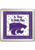 Purple K-State Wildcats Ceramic Plate
