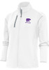 Womens K-State Wildcats White Antigua Soccer Generation Light Weight Jacket