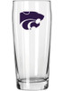 White K-State Wildcats 16oz Pub Pilsner Glass