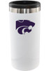 White K-State Wildcats 12oz Slim Can Coolie
