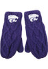 Cable Mittens K-State Wildcats Womens Gloves