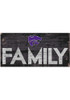 Purple K-State Wildcats Family 6x12 Sign