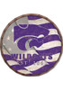 Purple K-State Wildcats Flag 24 Inch Barrel Top Sign