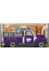 Purple K-State Wildcats Best Dad Truck Sign