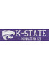 Purple K-State Wildcats 6x24 Sign