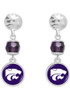 Ivy K-State Wildcats Womens Earrings