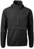 Mens K-State Wildcats Black Cutter and Buck Charter Eco Pullover Jackets