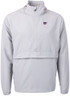 Mens K-State Wildcats Grey Cutter and Buck Charter Eco Pullover Jackets