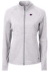 Womens K-State Wildcats Grey Cutter and Buck Adapt Eco Knit Light Weight Jacket