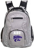 Personalized Monogram Premium K-State Wildcats Backpack - Grey