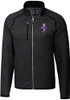 Charcoal K-State Wildcats Cutter and Buck Mens Mainsail Vault Big and Tall Light Weight Jacket