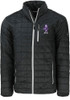 Black K-State Wildcats Cutter and Buck Mens Rainier PrimaLoft Vault Big and Tall Lined Jacket