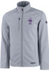 Mens K-State Wildcats Grey Cutter and Buck Evoke Vault Light Weight Jacket