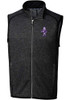 Charcoal K-State Wildcats Cutter and Buck Big and Tall Mainsail Vault Mens Vest
