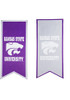 Purple K-State Wildcats Banner Garden Flag