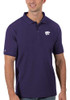 Mens K-State Wildcats Purple Antigua Legacy Pique Short Sleeve Polo Shirt