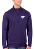 Mens K-State Wildcats Purple Antigua Generation 1/4 Zip Pullover