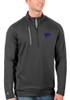 Mens K-State Wildcats Grey Antigua Generation 1/4 Zip Pullover