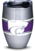 Purple K-State Wildcats 12oz Stemless Wine Stainless Steel Stemless