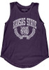 Womens Purple K-State Wildcats Muscle Tank Top