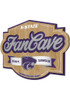 Purple K-State Wildcats Fan Cave Sign