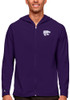 Mens K-State Wildcats Purple Antigua Legacy Long Sleeve Full Zip Jacket