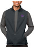 Mens K-State Wildcats Charcoal Antigua Course Vest