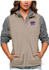 Womens K-State Wildcats Oatmeal Antigua Course Vest