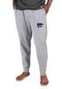 Mens K-State Wildcats Grey Concepts Sport Mainstream Cuffed Terry Sweatpants