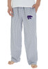 Mens K-State Wildcats Grey Concepts Sport Tradition Loungewear Sleep Pants