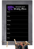 Purple K-State Wildcats Weekly Chalkboard Picture Frame