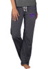 Womens K-State Wildcats Charcoal Concepts Sport Quest Knit Loungewear Sleep Pants