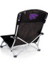 Black K-State Wildcats Tranquility Beach Folding Chair