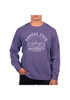 Mens K-State Wildcats Purple Uscape Pigment Dyed Crew Sweatshirt