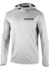 Mens K-State Wildcats Grey Columbia Shotgun Long Sleeve Hoodie