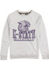 Mens K-State Wildcats Ash Homefield Wabash Triblend Fashion Sweatshirt