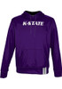Youth K-State Wildcats Purple ProSphere Solid Long Sleeve Hooded Sweatshirt