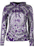 Womens K-State Wildcats Purple ProSphere Tie Dye Hooded Sweatshirt