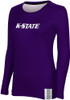 Womens K-State Wildcats Purple ProSphere Solid LS Tee