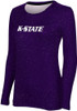 Womens K-State Wildcats Purple ProSphere Heather LS Tee