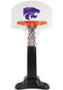 Black K-State Wildcats Rookie Adjustable Basketball Set
