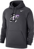 Mens K-State Wildcats Grey Nike Willie Logo Hooded Sweatshirt