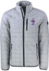 Grey K-State Wildcats Cutter and Buck Mens Rainier PrimaLoft Vault Big and Tall Lined Jacket