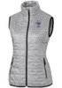 Womens K-State Wildcats Grey Cutter and Buck Rainier PrimaLoft Vault Vest