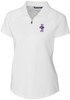 Womens K-State Wildcats White Cutter and Buck Forge Vault Short Sleeve Polo Shirt